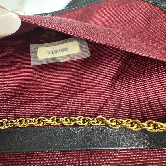 CHANEL Lambskin Pushlock Quilted Mini Chain Shoulder Bag Crossbody - Picture 9 of 11